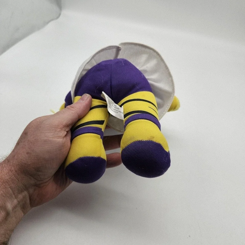 LSU Tigers Stuffed Plush Cheerleader‎ Doll Purple Yellow NCAA Football Gametime